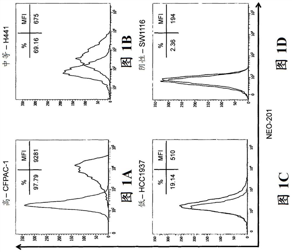 Monoclonal antibody neo-201 for the treatment of human carcinomas