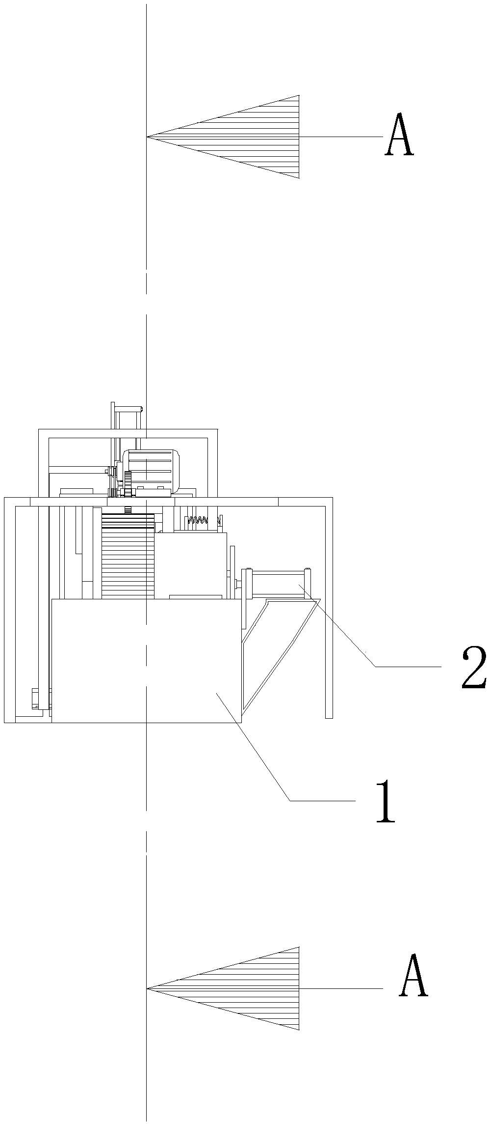 Automatic shrapnel forming machine