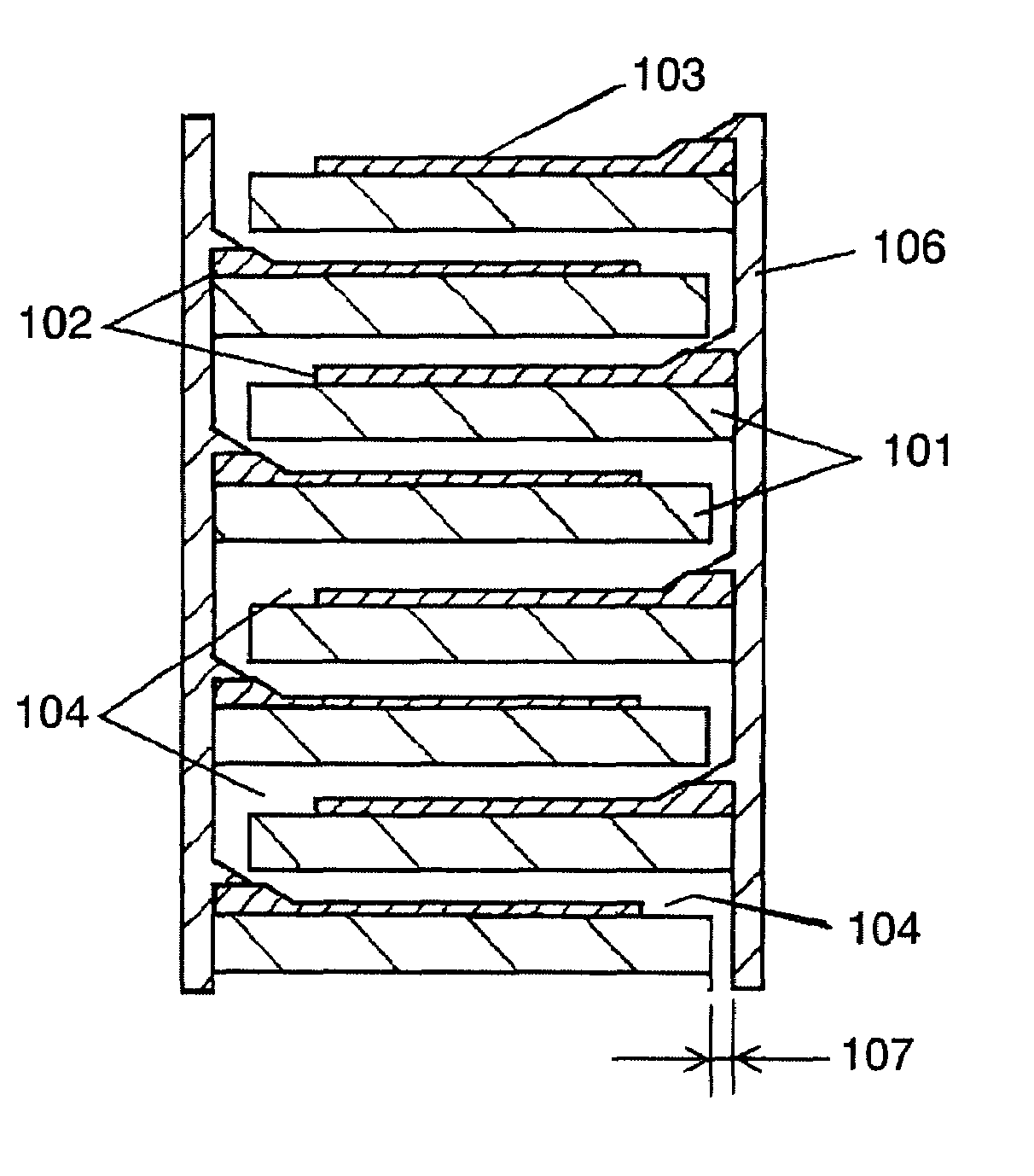 Metalized Film Capacitor, Case Mold Type Capacitor Using the Same, Inverter Circuit, and Vehicle Drive Motor Drive Circuit