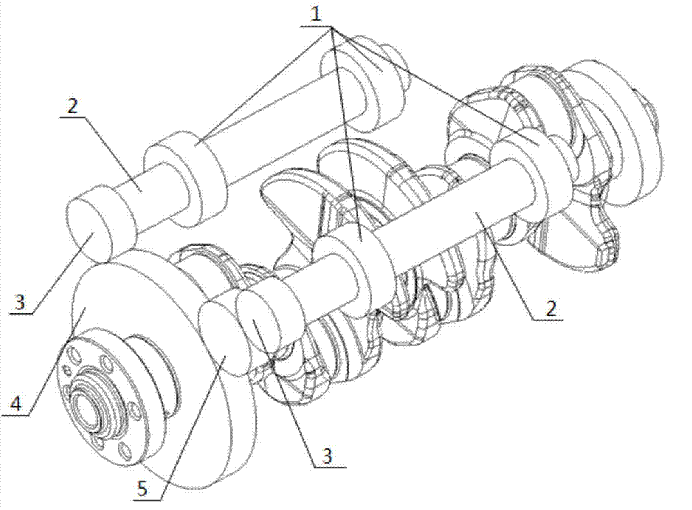 Driving structure of four cylinder engine balance shaft