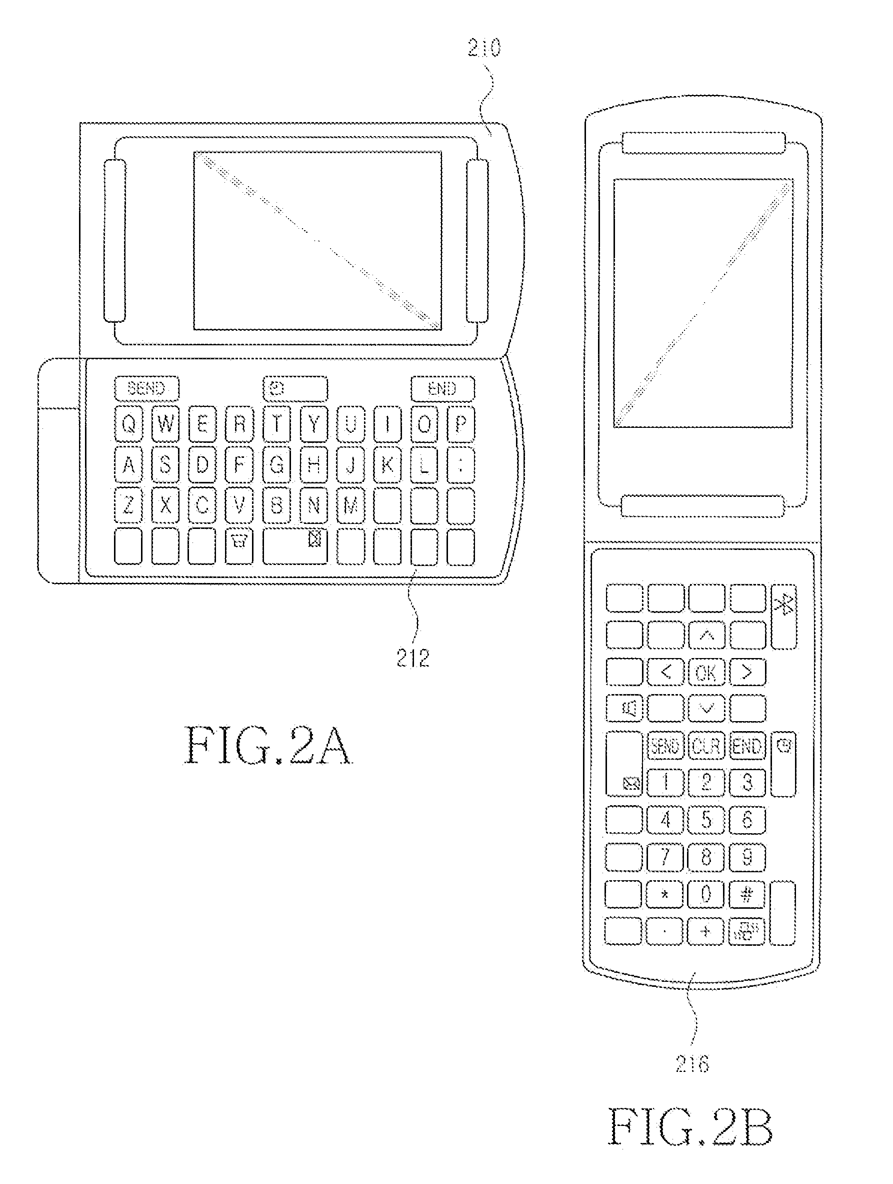 Adaptive keypad device for portable terminal and control method thereof