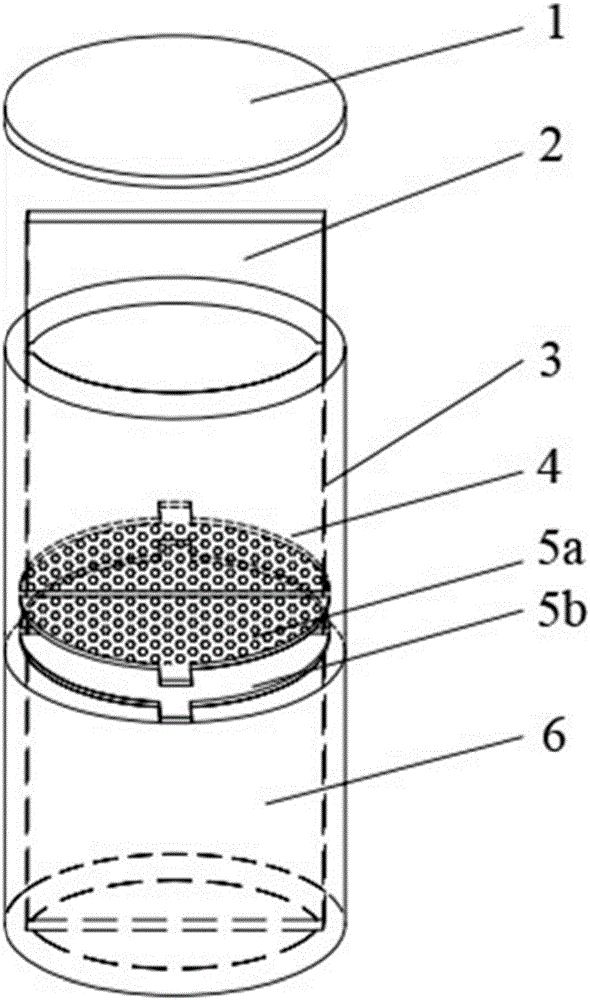 Springtail avoidance test device and application thereof