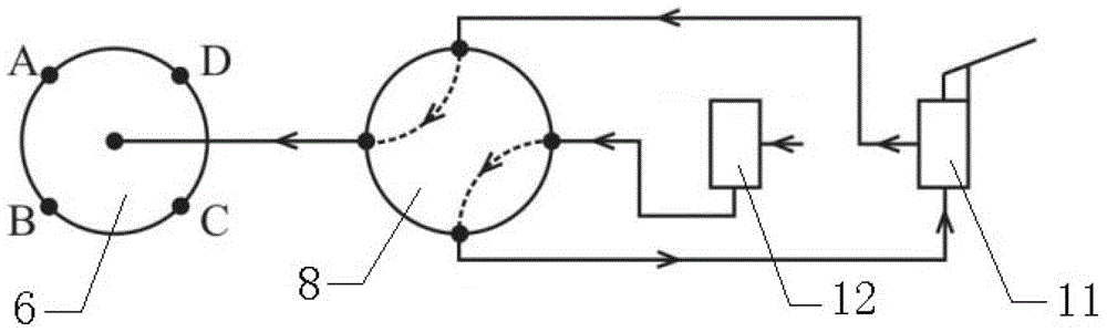 Simulation system for in-situ detection of hydrate geochemical parameters in deep-sea sediments