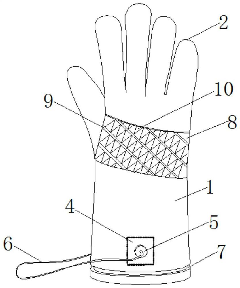 Multi-layer heat-insulation anti-slip wear-resistant fire-fighting glove