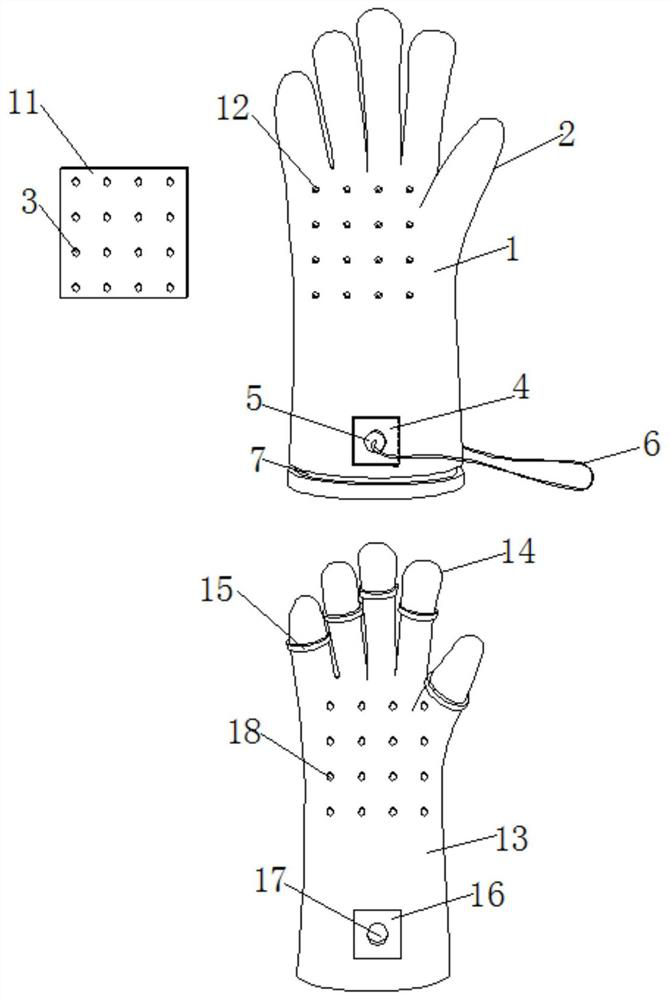 Multi-layer heat-insulation anti-slip wear-resistant fire-fighting glove