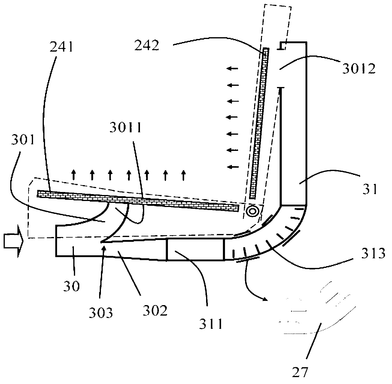 Automobile seat air-conditioning system