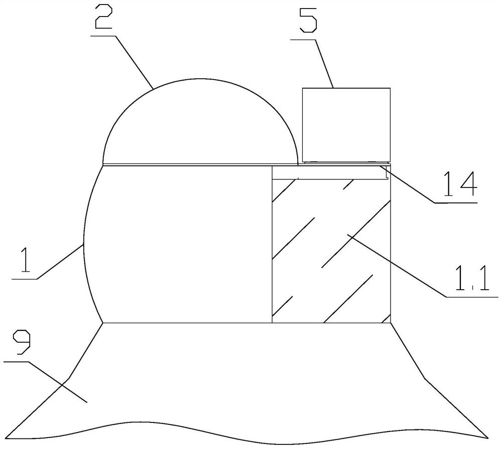 Control system of automatic air supply helmet