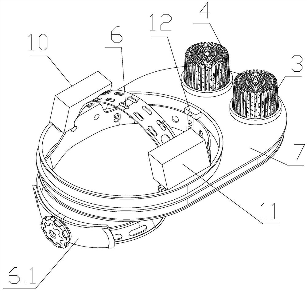 Control system of automatic air supply helmet