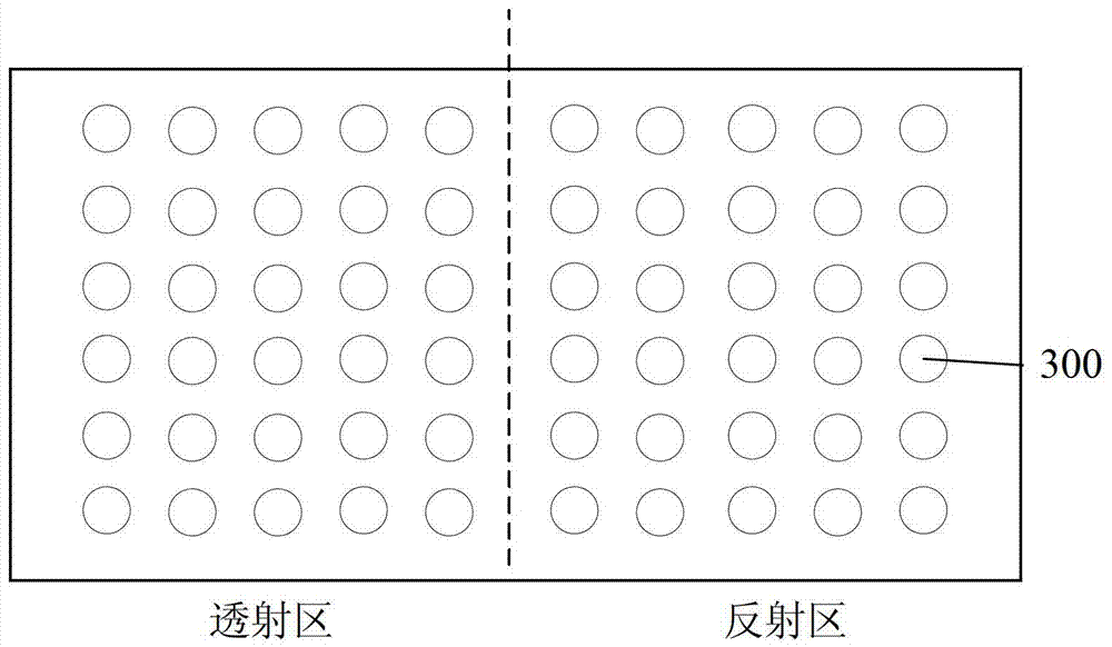 A semi-transparent and semi-reflective blue-phase liquid crystal display panel and liquid crystal display device