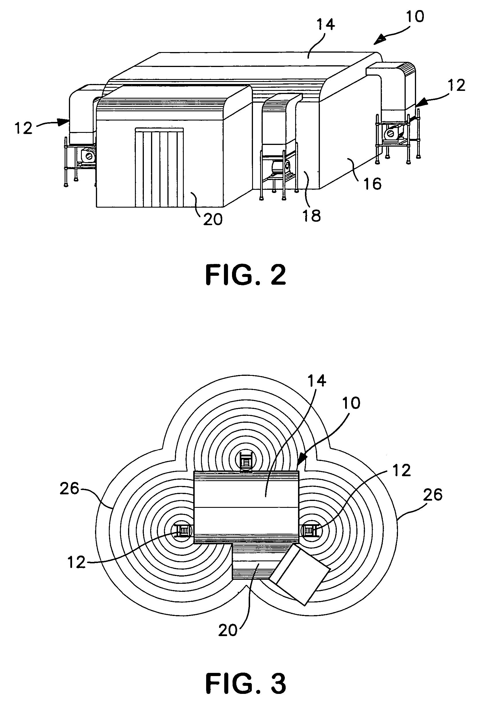 Method of minimizing cross contamination between clean air rooms in a common enclosure