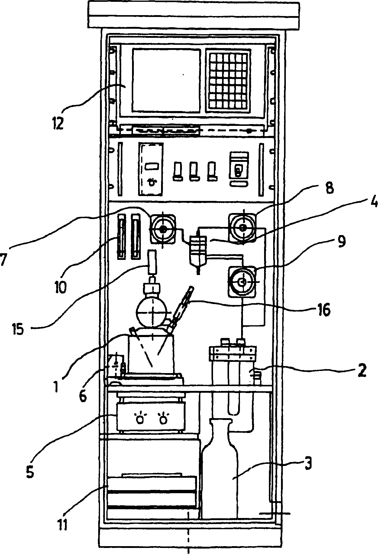 Method and device for continuously and quickly measuring biochemical oxygen demond