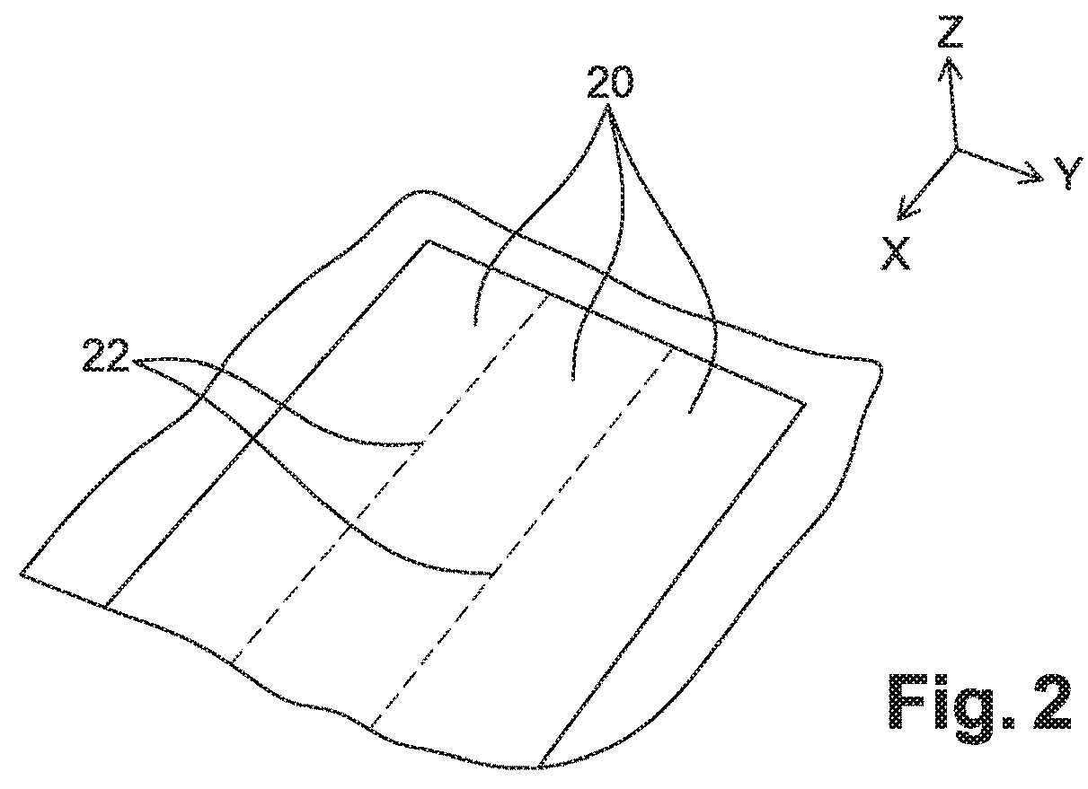 Bendable element that can be bent by inflating an envelope, bendable batten and structure comprising such an element and associated bending methods