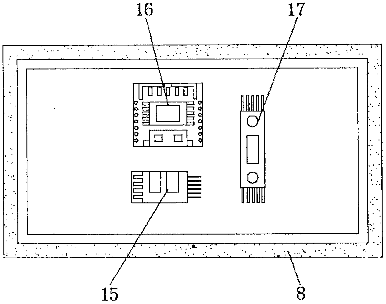 Visual information display system for eyeball recognition