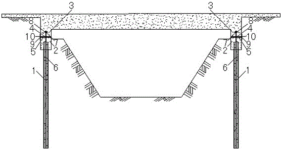 Construction method of a semi-rigid integral abutment bridge supported by concrete piles