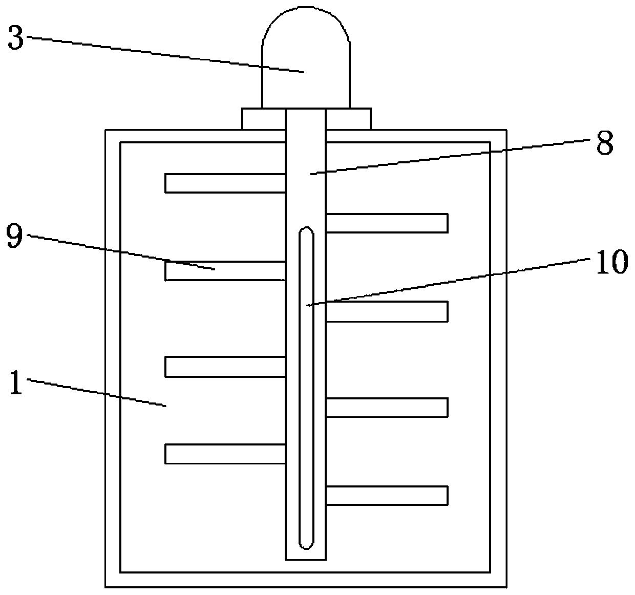 Low-temperature-resistant water-based automobile coating, and preparation method and device thereof