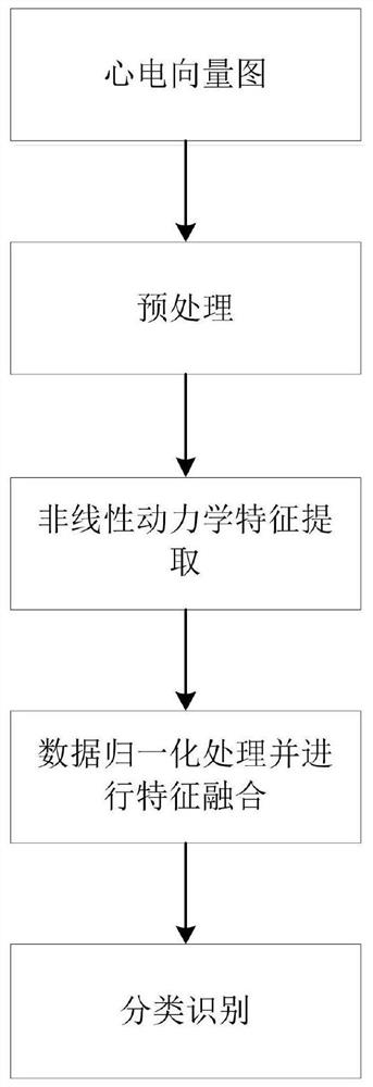 A Classification Method of Vector Cardiogram Based on Nonlinear Dynamic Features