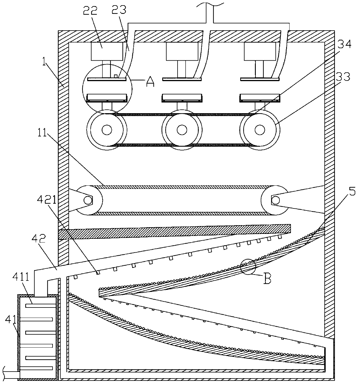 Sludge purification treatment equipment