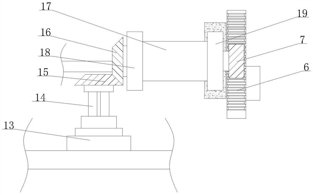 Rotary deburring structure of trimming die belt