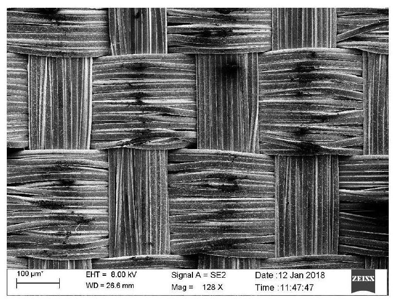 Stretchable arched array friction nanometer power generation fabric and preparation method thereof