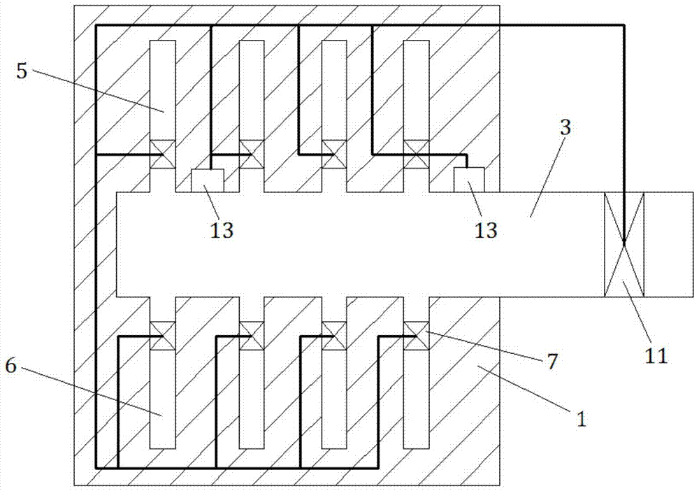 Cooling control device and method for injection mold