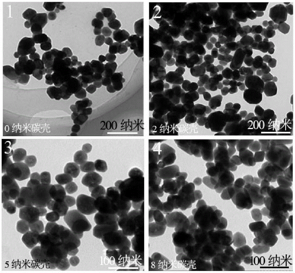 Carbon shell-coated lead molybdate nanocrystal and preparation method thereof