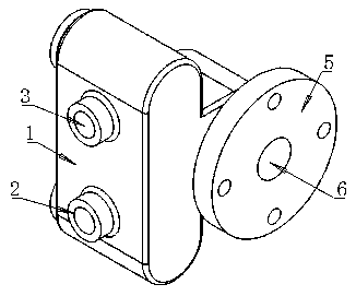 Special efficient lubricating device for electric vehicle connecting shaft