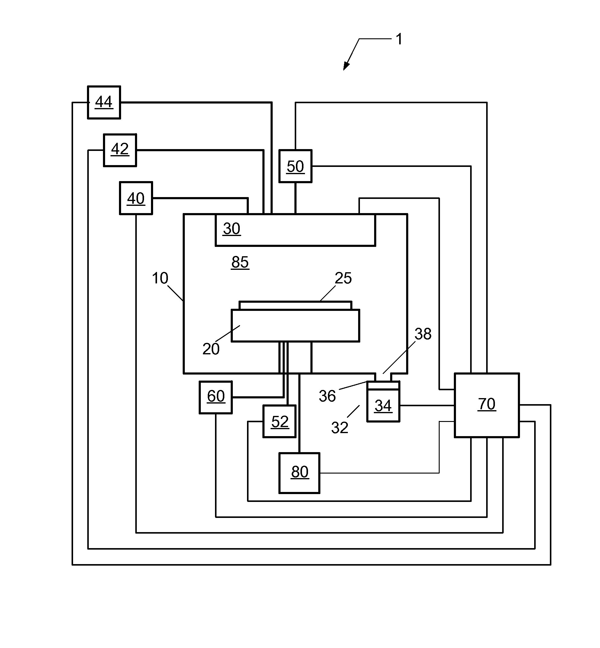 Method and system for performing different deposition processes within a single chamber