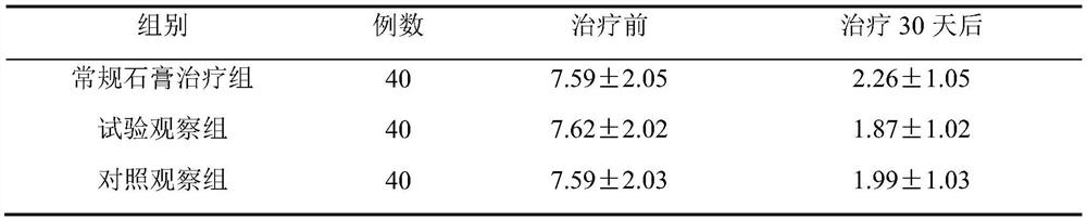 Traditional Chinese medicine composition and novel anti-allergic medical polymer splint prepared from traditional Chinese medicine composition