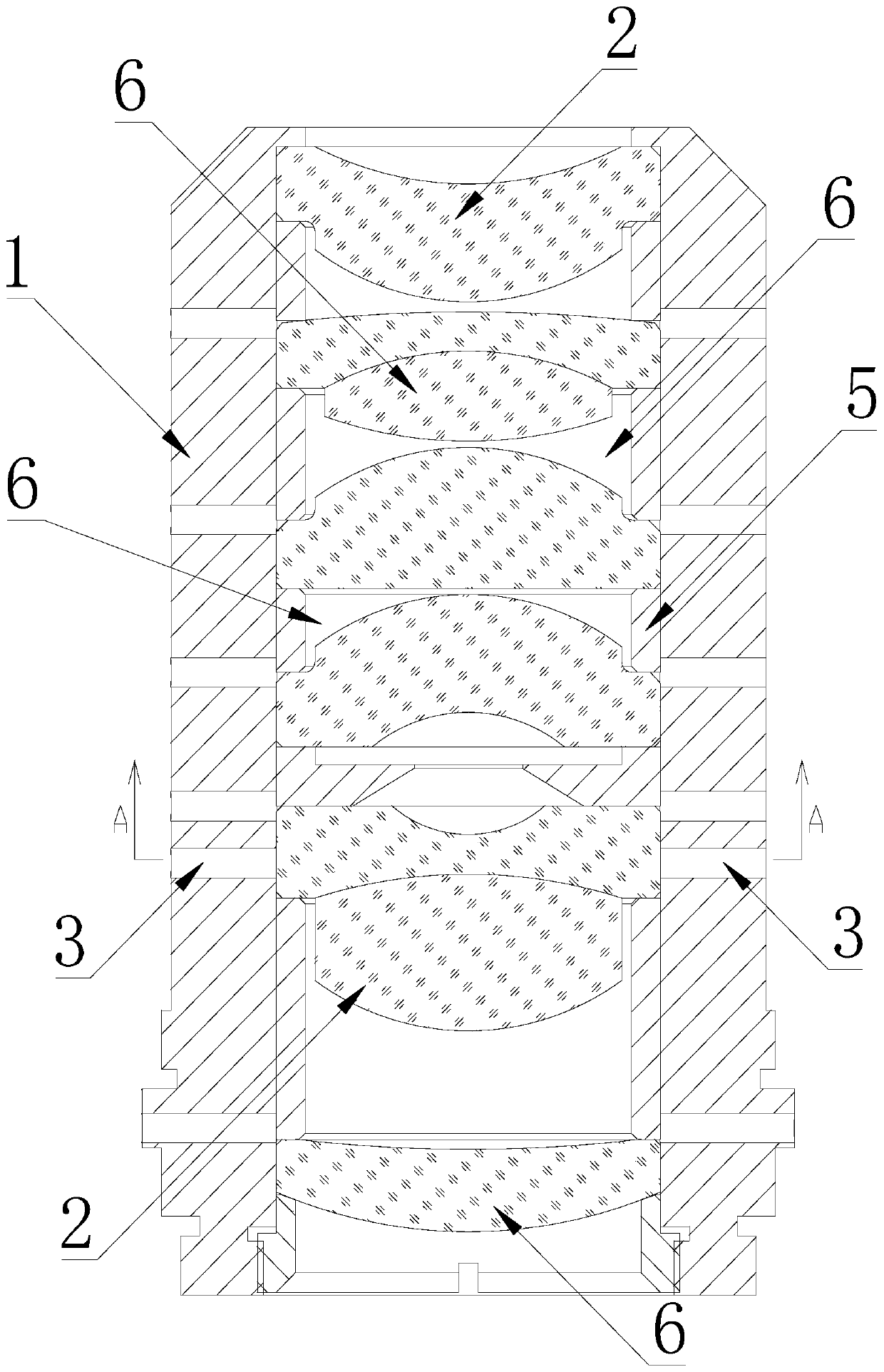 Method for realizing high-precision imaging of lens