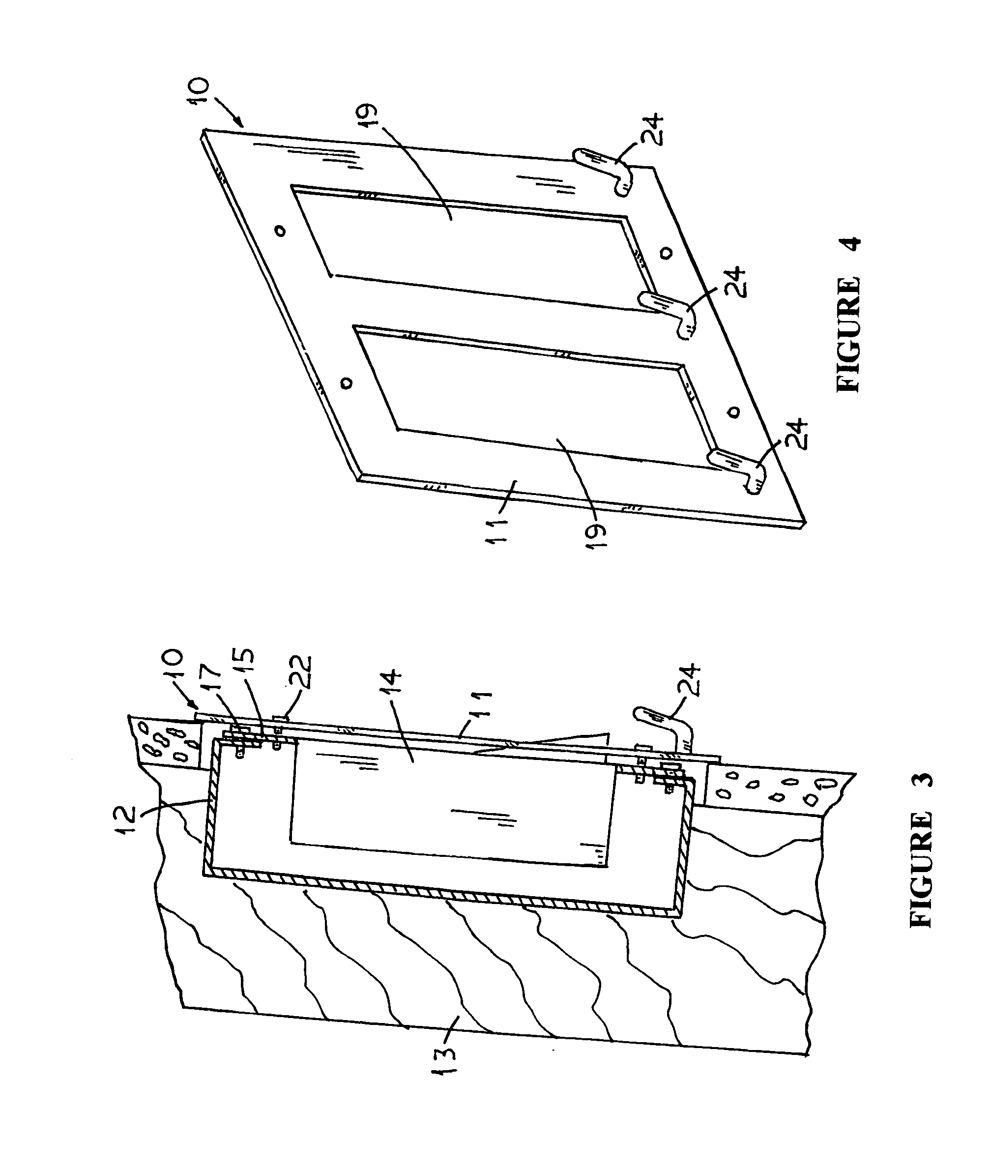 Faceplate and hanging device