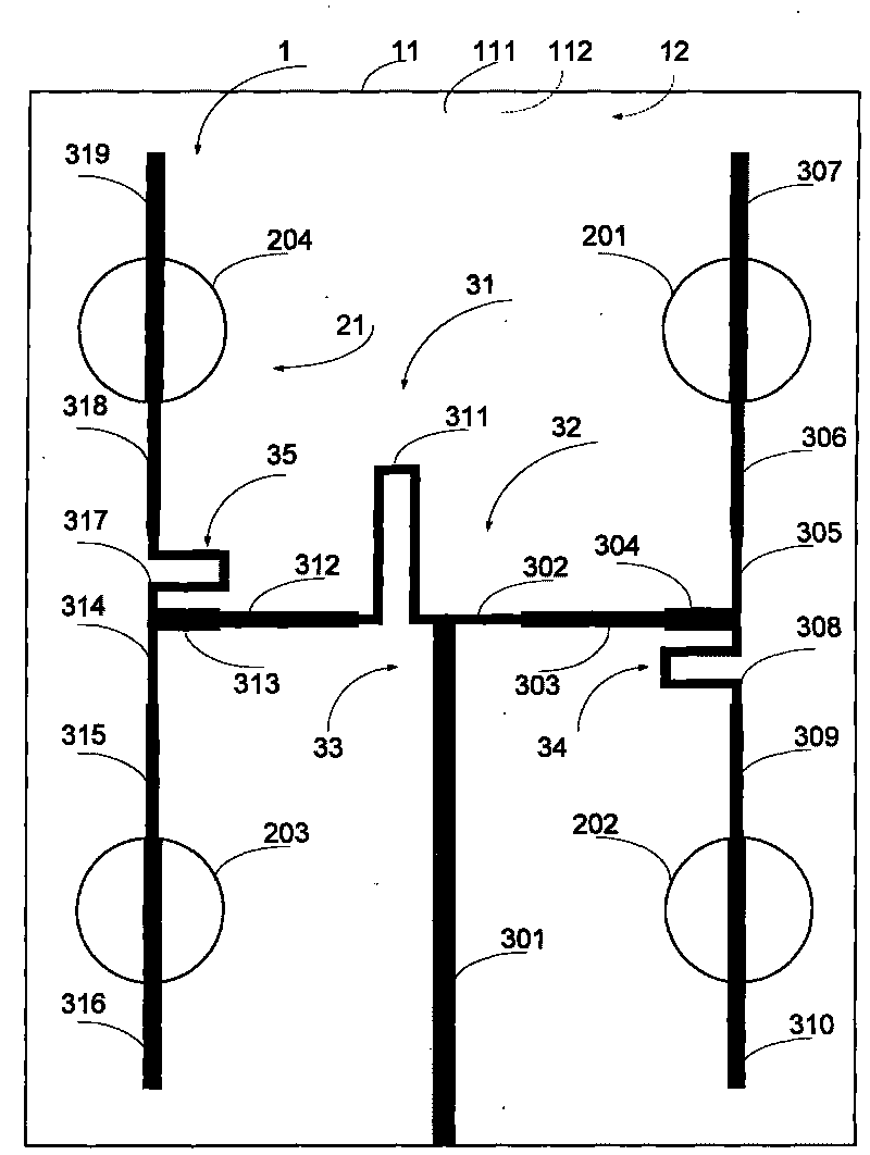 Array antenna of circularly polarized dielectric resonator