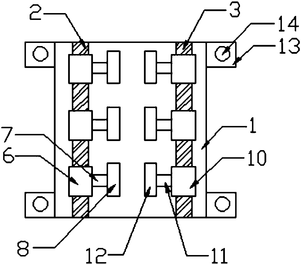 Automatic feeding mechanism of CNC high-speed machining center