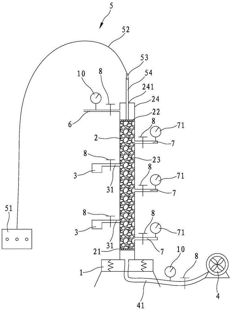 Device for testing performance of grouting and water plugging material for mine and application method of device