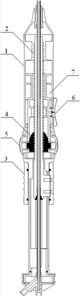 Transcatheter valve conveying system and handle thereof