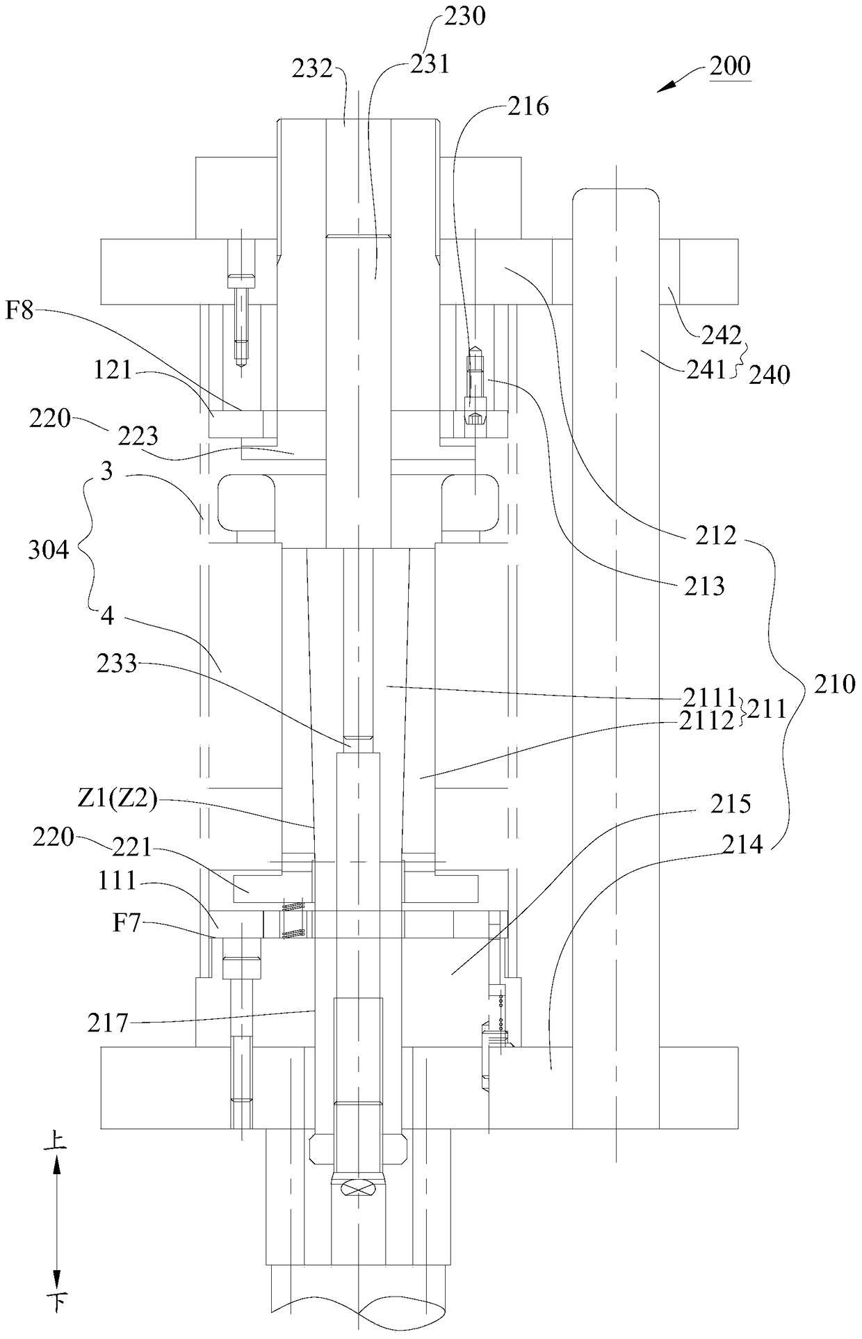 Assembly tooling and assembly method of rotary compressor