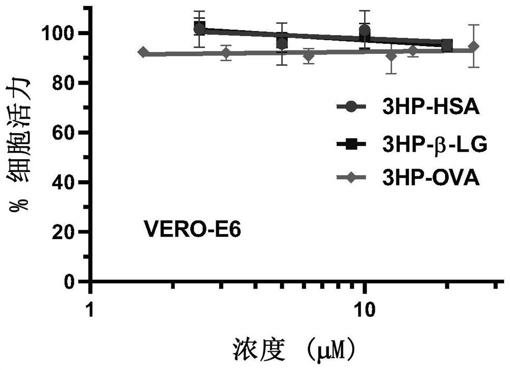 Method for inhibiting coronavirus by anhydride-modified protein