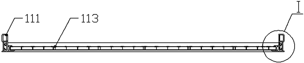 Aluminum-alloy lateral-curtain-semitrailer profile standing column and front box assembly thereof