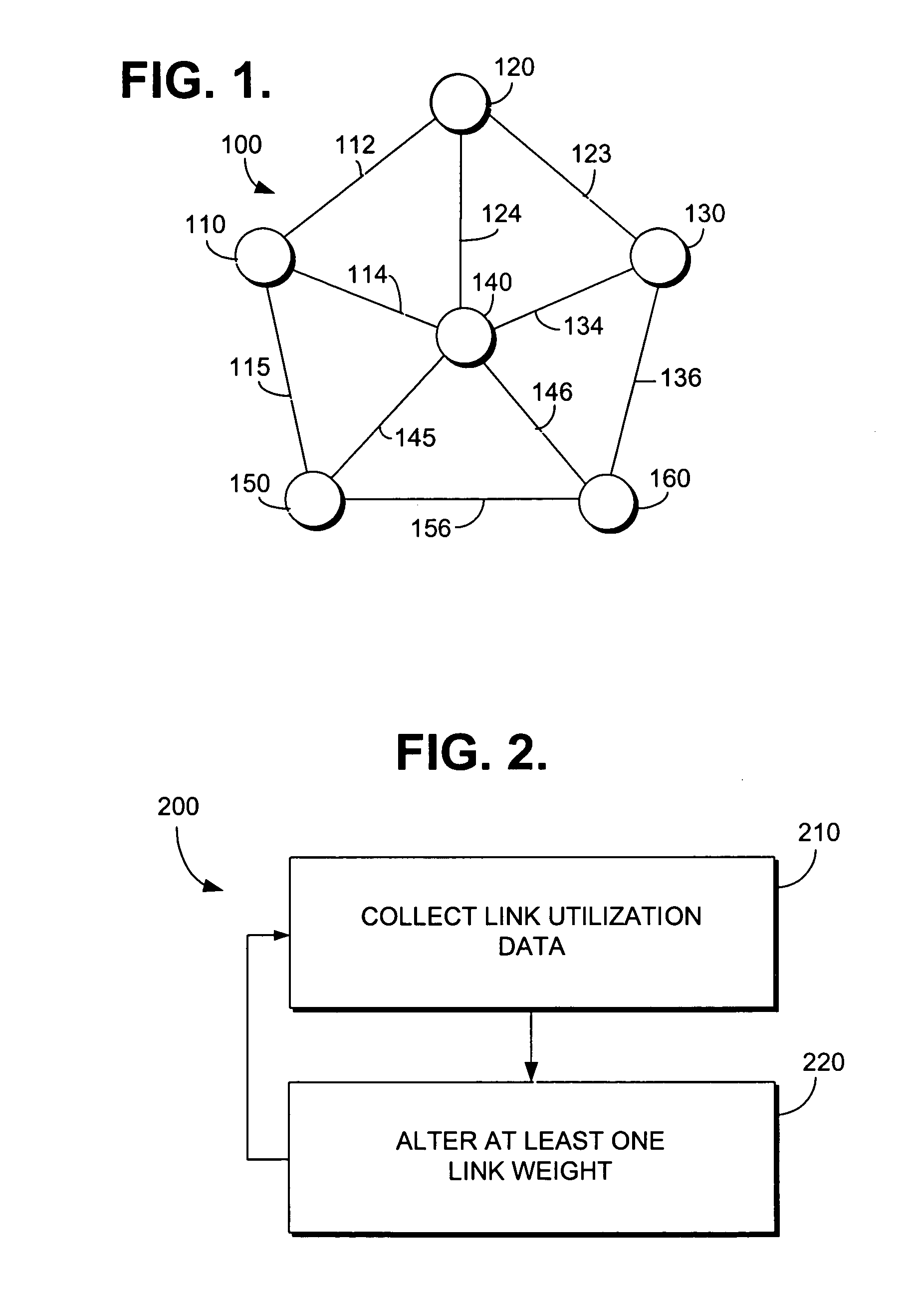 Method for estimating telecommunication network traffic using link weight changes