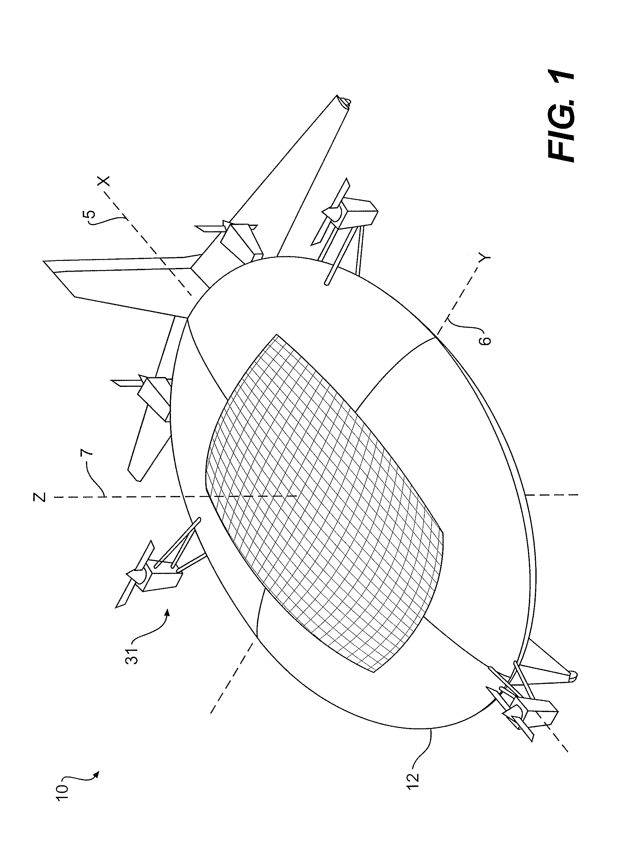 System and method for solar-powered airship