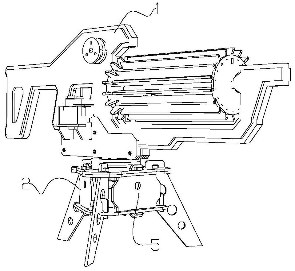 Implementation method of automatic defense toy gun