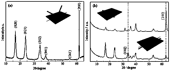 Preparation method of copper hydroxide nanobelt oriented film