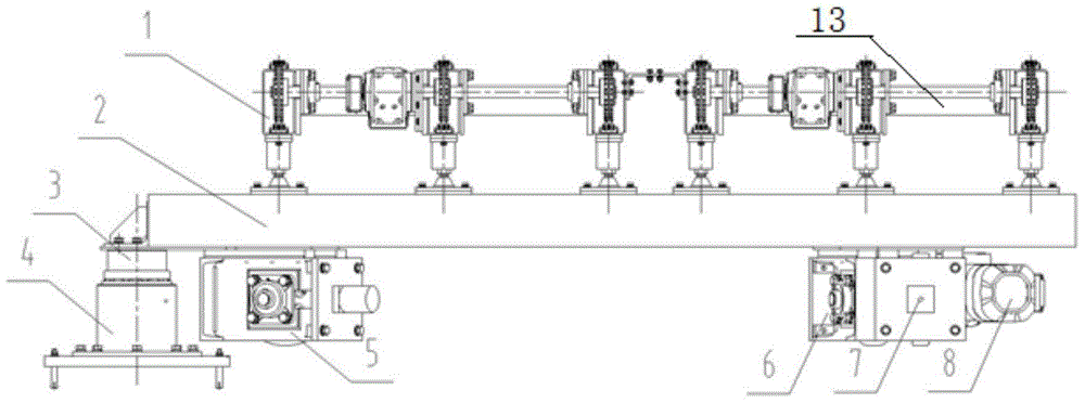 A kind of double cargo position rotary conveyor