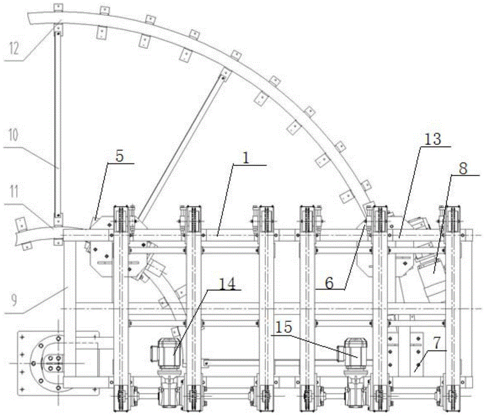 A kind of double cargo position rotary conveyor