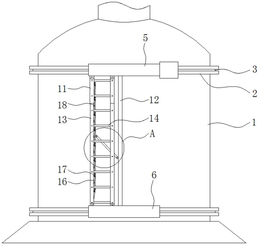A boiler maintenance device suitable for thermal power station workshop