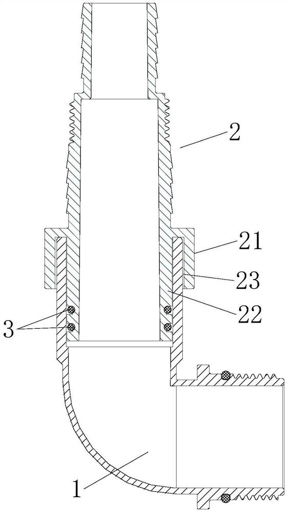 Clamping hook type quick connector device