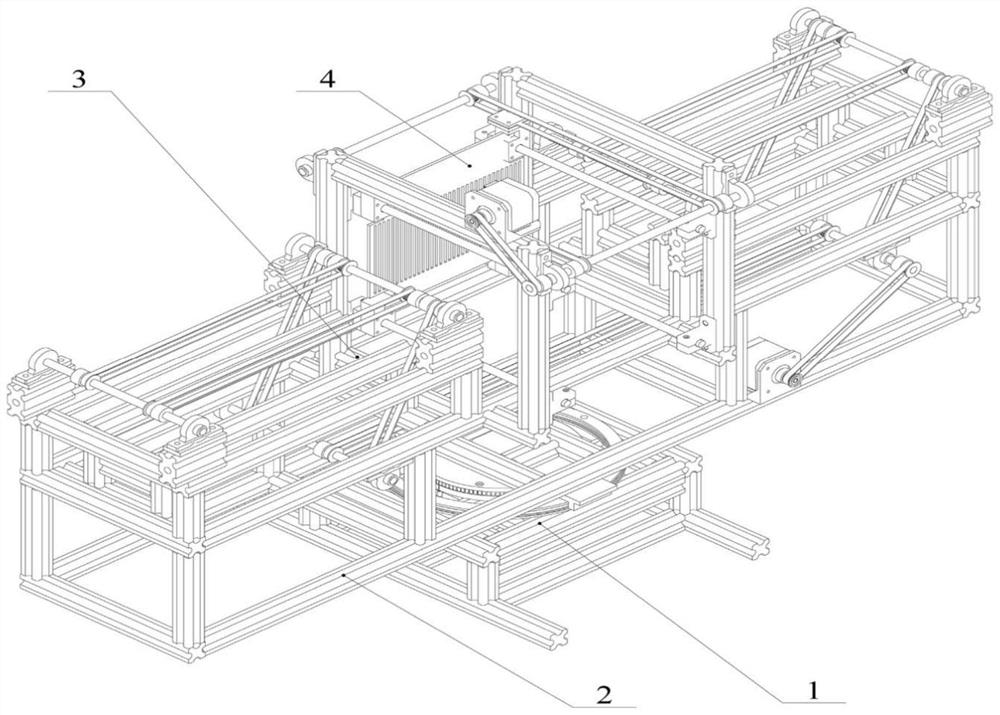 Variable-angle knitting device of knitting machine