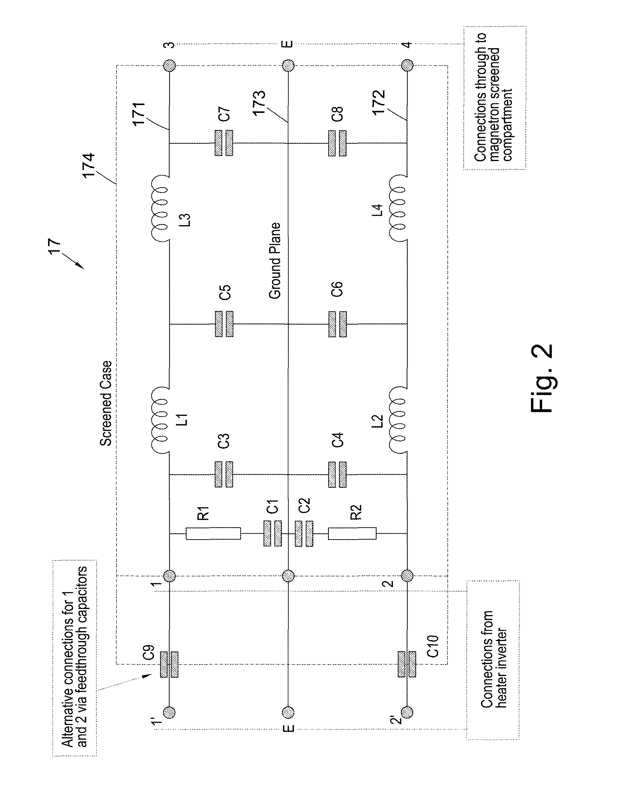 Magnetron filter