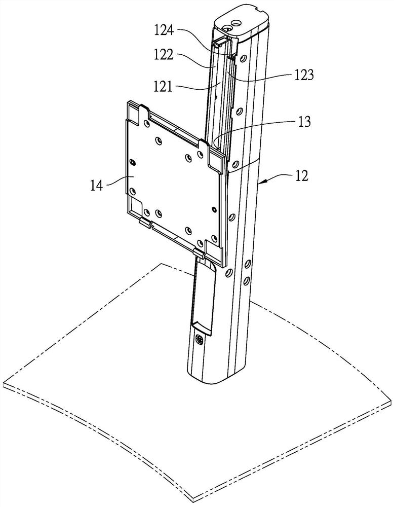 Elastic expansion module and lifting device using the same