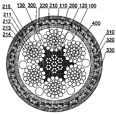 Steel wire rope for deep sea oil field lifting and production method thereof