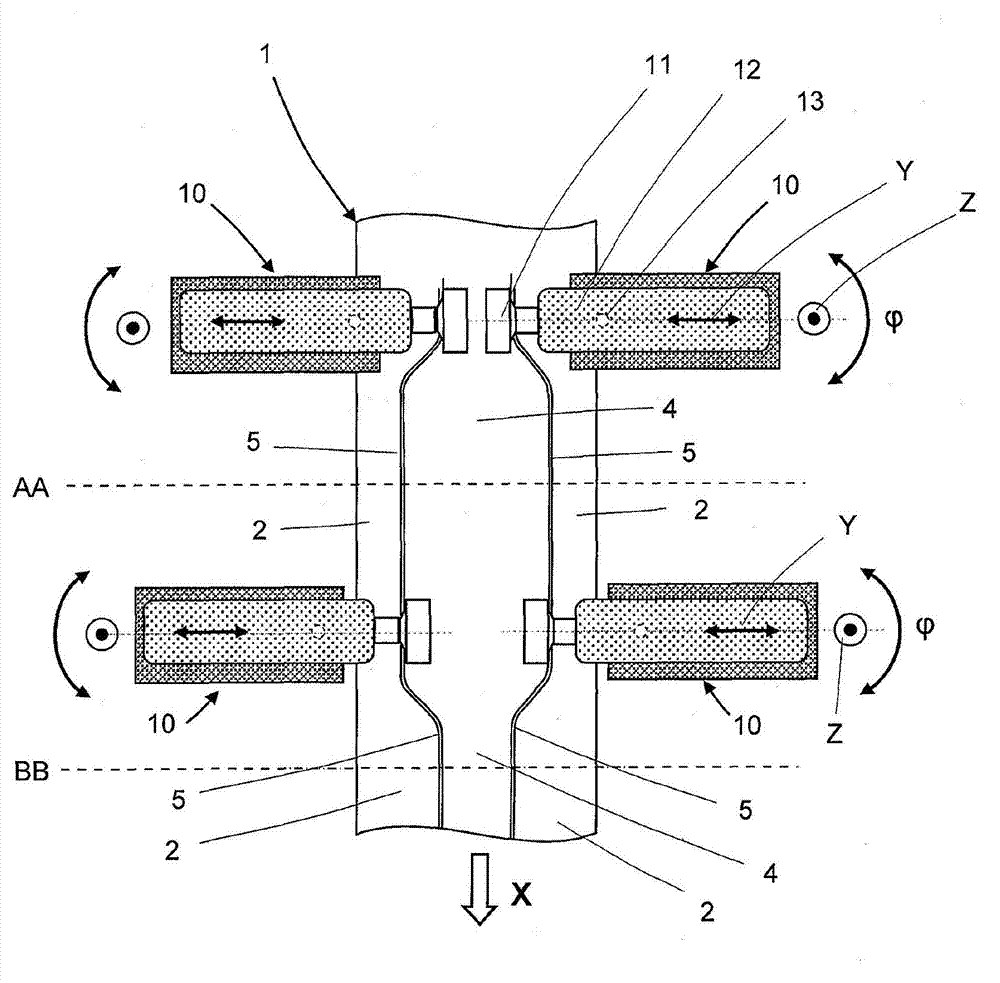 Method for generating optimized, constant curvature 2D or 3D roller profile curves and corresponding device